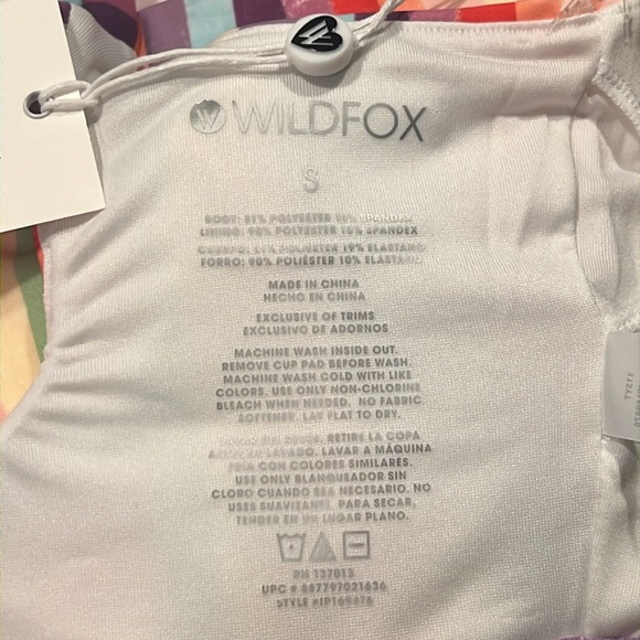 NWT Wildfox Longline Soleil Bra | Soleil Small Stripes - Picture 9 of 10